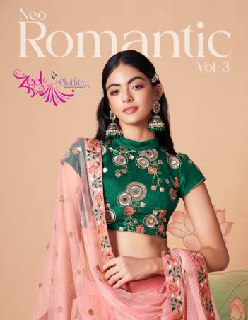 Neo Romantic Vol 3 By Zeel Designer Partywear Lehenga Choli Collection